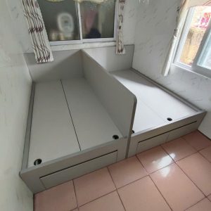 Giường ngủ đôi cho bé chất liệu MDF